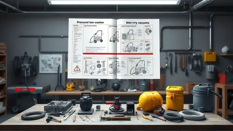 Manual detalhado de uso e manutenção para lavadoras e aspiradores WAP com diagramas técnicos